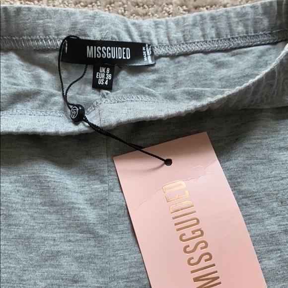 ❌SOLD❌ NWT Heather Grey Biker Shorts - Picture 6 of 7